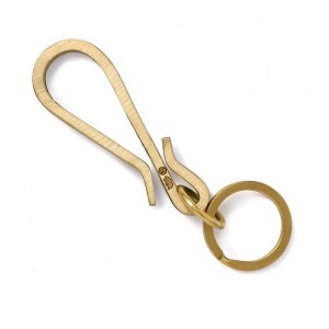 The Keyhook in Raw Brass