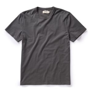 The Organic Cotton Tee in Faded Black