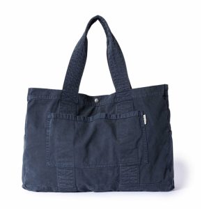 The Foundation Tote in Organic Navy