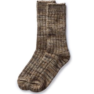 The Camp Sock in Marled Coffee