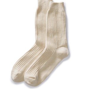 The Waffle Sock in Natural