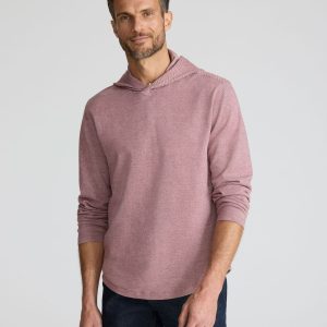 Textured Knit Hoodie