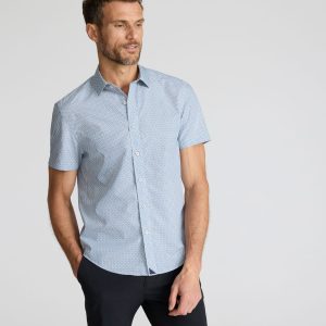 Wrinkle-Free Short-Sleeve Strauss Shirt