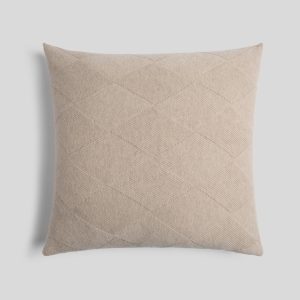 Basketweave Merino Pillow Cover (Natural)