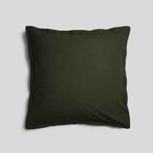 Brushed Cotton Euro Sham (Evergreen)