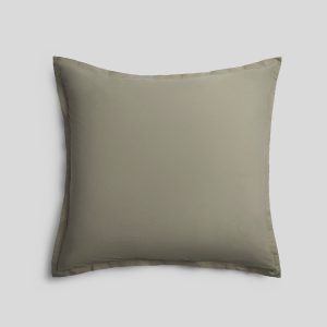 Brushed Cotton Euro Sham (Moss)