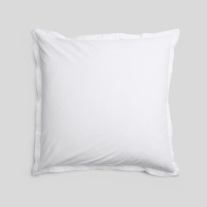 Brushed Cotton Euro Sham (White)