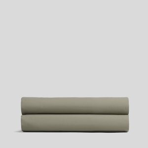 Brushed Cotton Fitted Sheet (Moss)