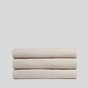 Brushed Cotton Top Sheet (Bone)