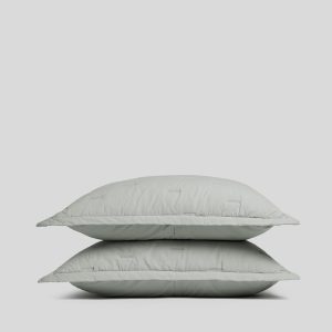 Essential Cotton Sham Set (Sage)