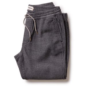 The Apres Pant in Charcoal Sashiko