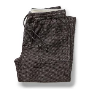 The Breakwater Pant in Charcoal Sashiko