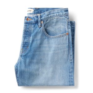 The Democratic Jean in Light Wash Organic Selvedge