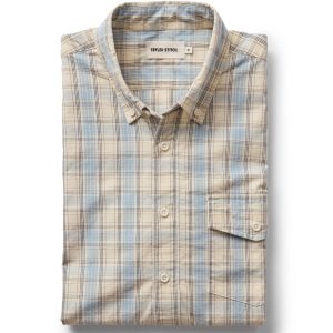 The Logan Popover in Blue Sky Plaid