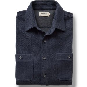 The North Shore Knit Shirt in Heather Navy