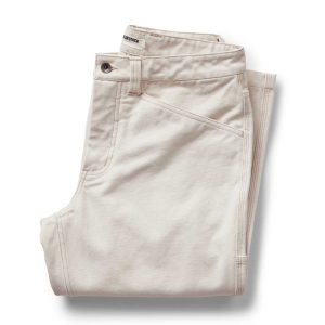 The Painter Pant in Seeded Natural Chipped Canvas