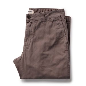The Straight Foundation Pant in Organic Espresso