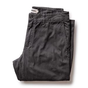 The Straight Foundation Pant in Organic Faded Black