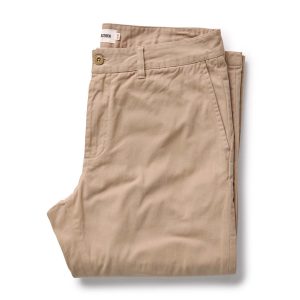 The Straight Foundation Pant in Organic Khaki