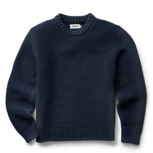 The Topsail Sweater in Dark Navy