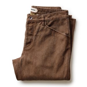 The Camp Pant in Aged Penny Chipped Canvas