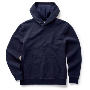 The Sunset Hoodie in Rinsed Indigo Terry