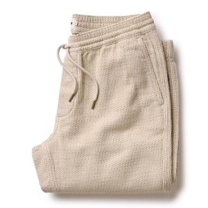 The Apres Pant in Natural Sashiko