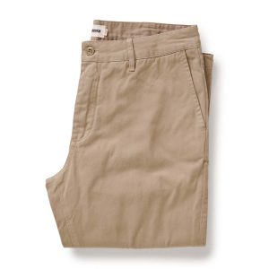 The Slim Foundation Pant in Organic Khaki