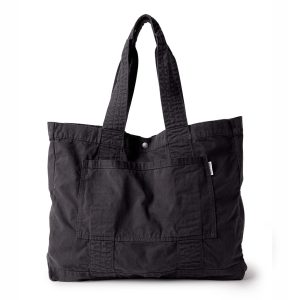 The Foundation Tote in Organic Faded Black