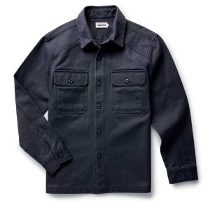 The Shop Shirt in Navy Chipped Canvas