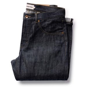 The Straight Jean in Rigid Organic Selvedge