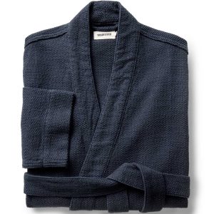 The Apres Robe in Navy Sashiko