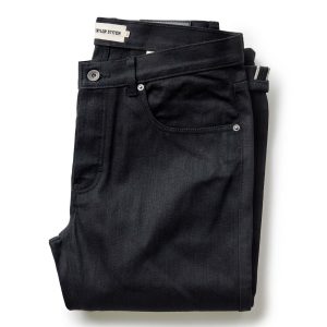 The Democratic Jean in Rigid Black Organic Selvedge