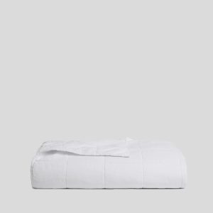 Linen Box Quilt (White)