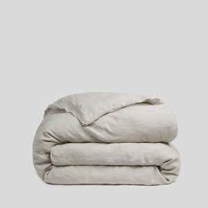 Linen Duvet Cover (Bone)