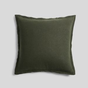 Linen Euro Sham (Evergreen)
