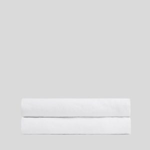 Linen Fitted Sheet (White)