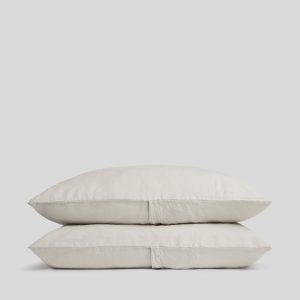 Linen Pillowcase Set (Bone)