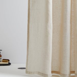 Linen Shower Curtain (Bone)