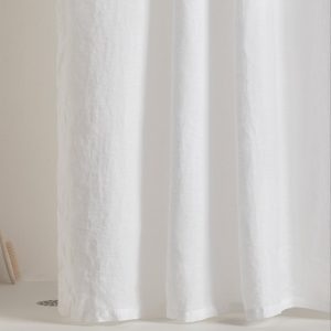 Linen Shower Curtain (White)