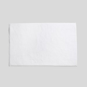 Looped Bath Rug (White)