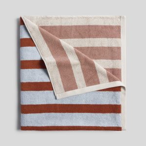 Organic Cabana Beach Towel (Lagoon and Adobe)