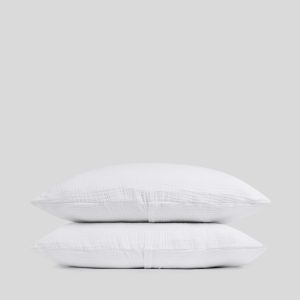 Organic Cloud Cotton Sham Set (White)