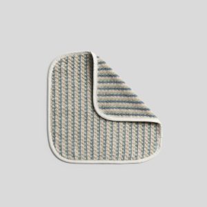 Organic Mini Mosaic Baby Washcloth (Wave and Sage)