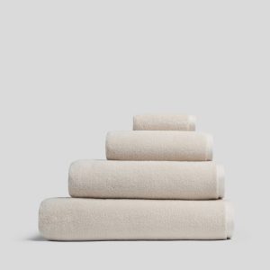 Organic Plush Towels (Bone)