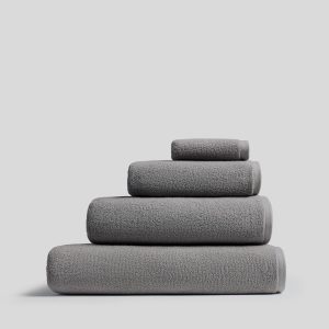 Organic Plush Towels (Pebble)