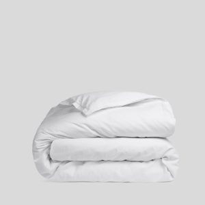 Percale Duvet Cover (White)