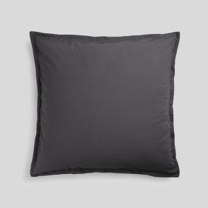 Percale Euro Sham (Slate)