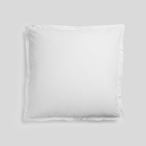 Percale Euro Sham (White)