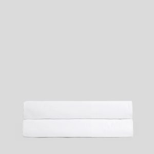 Percale Fitted Sheet (White)